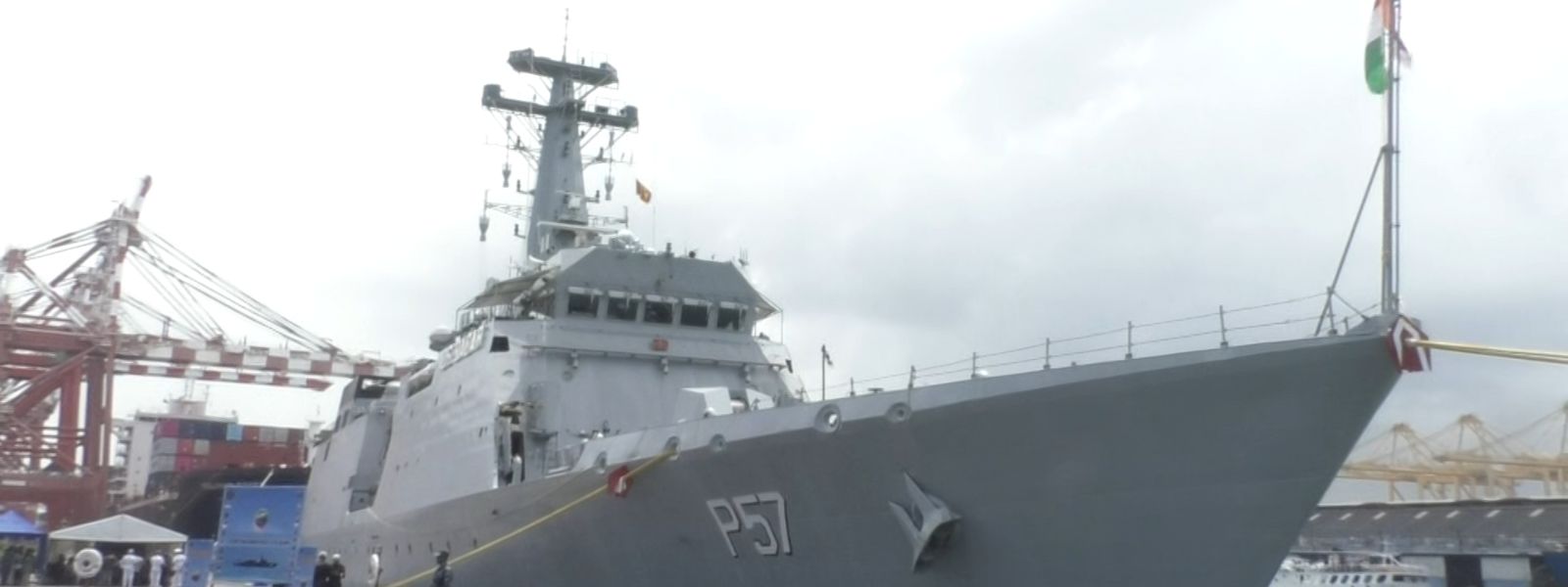 IOS Sagar Docks in Colombo with 16-Nation CreW